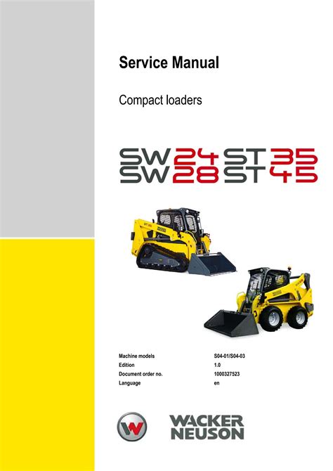 wacker neuson st45 service manual